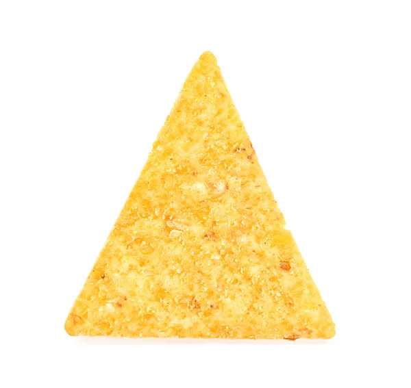 Corn Chip Vit Bakgrund — Stockfoto