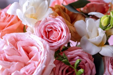 Gül, closeup güzel buketi