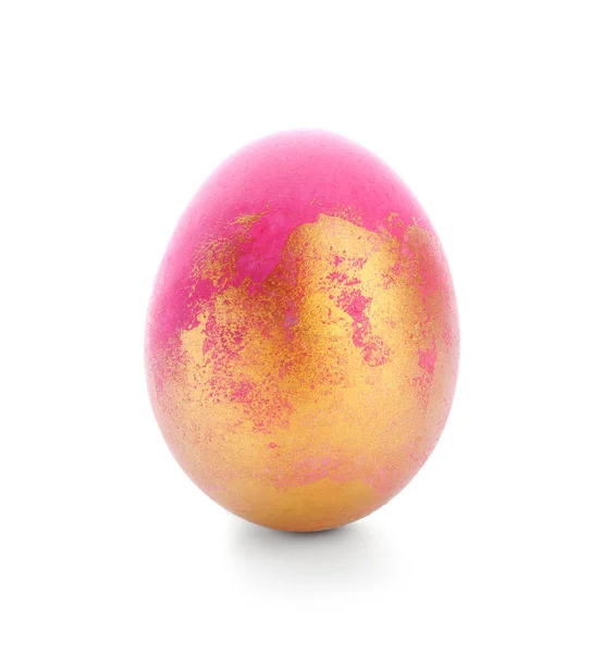 Uovo Pasqua Sfondo Bianco — Foto Stock
