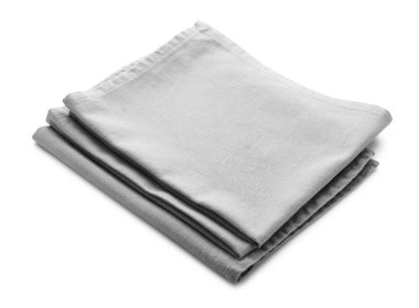 Beyaz arka plan üzerinde temiz mutfak havlular