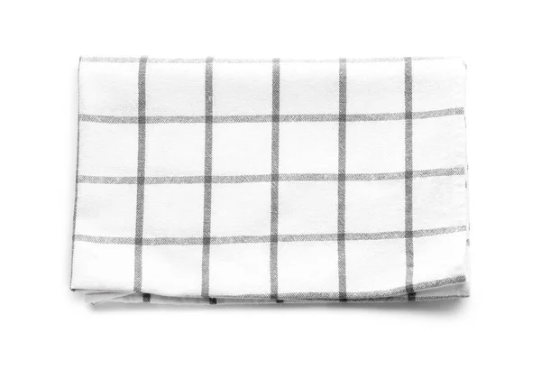 Clean Kitchen Towel White Background — Stock Photo, Image
