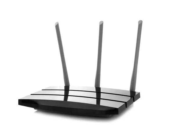 Modern Router White Background — Stock Photo, Image