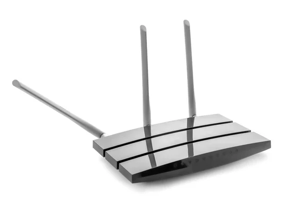 Modern Router White Background — Stock Photo, Image