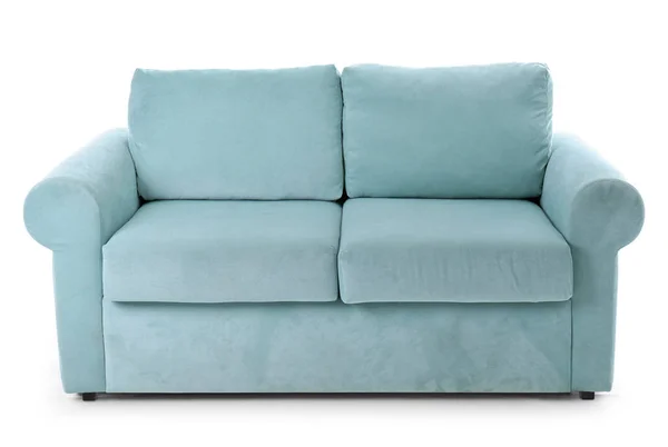 Bequemes Sofa Auf Weißem Hintergrund — Stockfoto