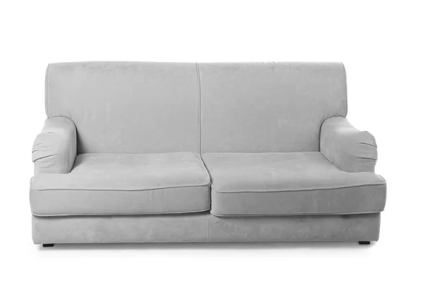Bequemes Sofa Auf Weißem Hintergrund — Stockfoto