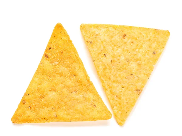 Corn Chips White Background — Stock Photo, Image