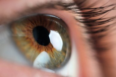 Güzel göz görünümünü portre