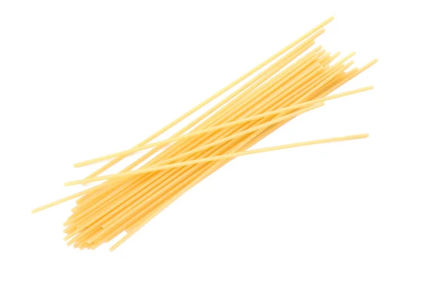 Uncooked Pasta White Background — Stock Photo, Image