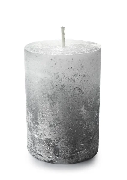 Beautiful Candle White Background — Stock Photo, Image
