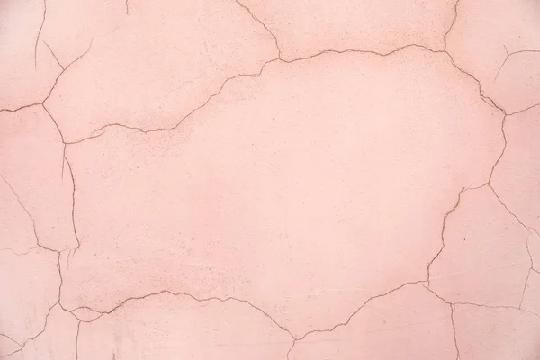 Texture Pink Cracked Wall — Stock Photo, Image