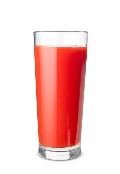 Vaso Jugo Saludable Sobre Fondo Blanco — Foto de Stock