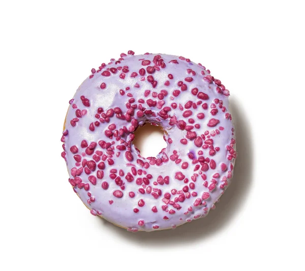 Leckere Donut Auf Weißem Hintergrund — Stockfoto