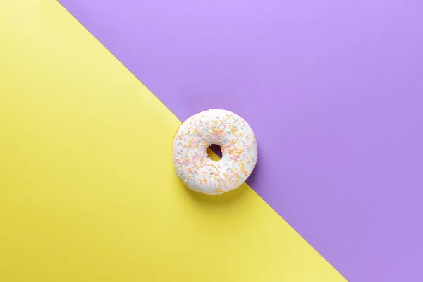 Sweet Donut Color Background — Stock Photo, Image