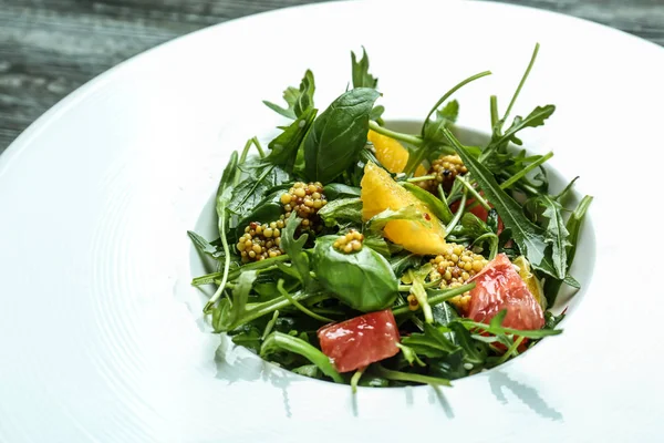 Fresh Tasty Salad Plate Closeup Diet Food — Stock Photo, Image