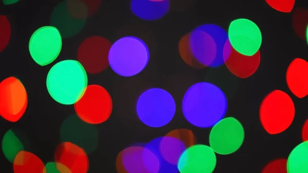 Blurred View Beautiful Lights Dark Background — Stock Photo, Image