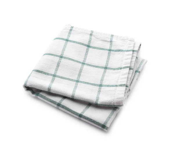 Clean Kitchen Towel White Background — Stock Photo, Image