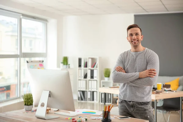 Portrait Young Designer Office — Stock Photo, Image