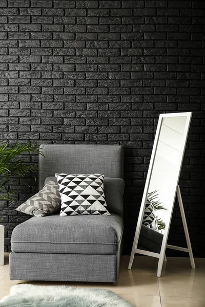 Soft Armchair Interior Living Room — Stock Photo, Image