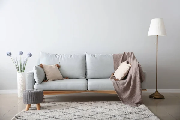 Weiches Sofa Wohnzimmer — Stockfoto