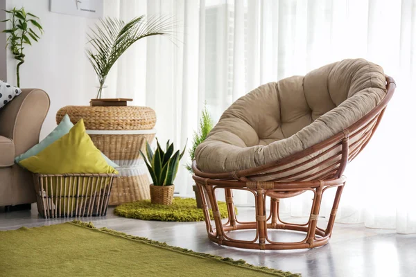 Comfortable Armchair Interior Living Room — Stock Photo, Image