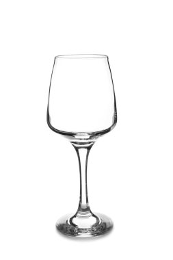 beyaz zemin üzerinde boş bardağı