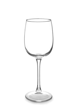 beyaz zemin üzerinde boş bardağı