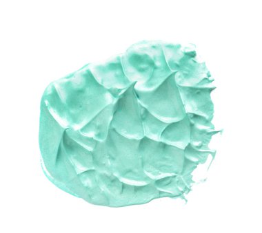 Beyaz arka plan üzerinde yüz maskesi örneği