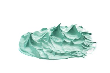 Beyaz arka plan üzerinde yüz maskesi örneği