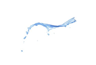 Beyaz arkaplanda temiz su damlası