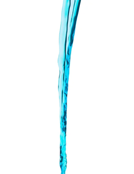 Pouring Water White Background — Stock Photo, Image