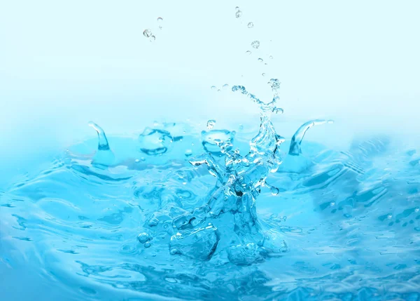 Splash Clean Water Closeup — Stock Photo, Image