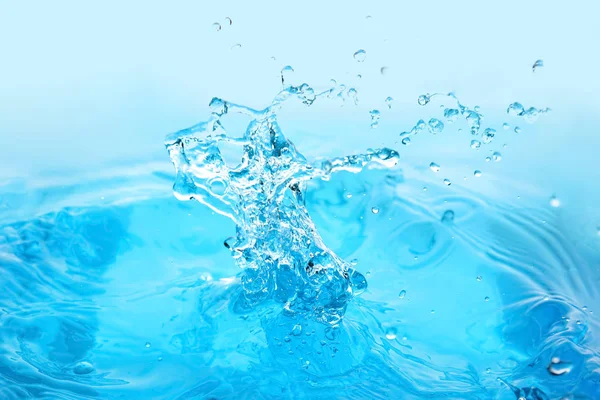 Splash Clean Water Closeup — Stock Photo, Image