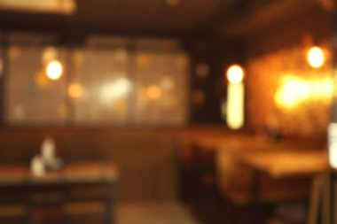 Modern café bulanık iç