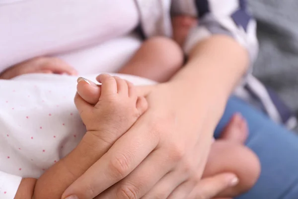 Young Woman Little Daughter Closeup — Stock Photo, Image