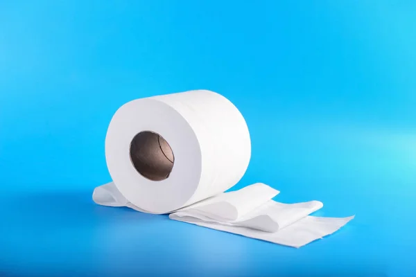 Roll Toilet Paper Color Background — Stock Photo, Image