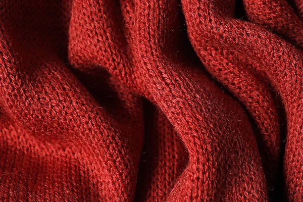 Textuur Van Warme Gebreide Stof — Stockfoto