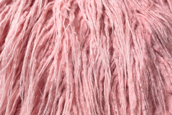 Texture Pink Fluffy Carpet Closeup — Stock Photo, Image