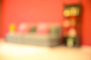 Modern oturma odası bulanık iç