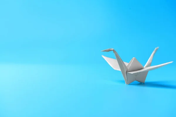 Origami Crane Färgbakgrund — Stockfoto