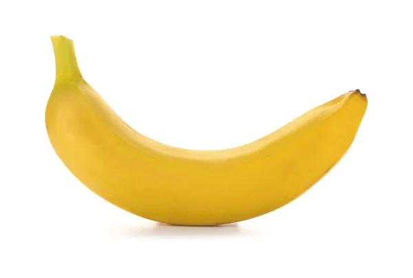 Plátano Fresco Sabroso Sobre Fondo Blanco —  Fotos de Stock