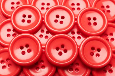 Mercan düğmeleri, closeup yığını