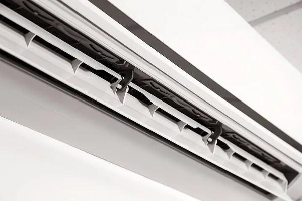 Modern Air Conditioner Wall Closeup — Stock Photo, Image