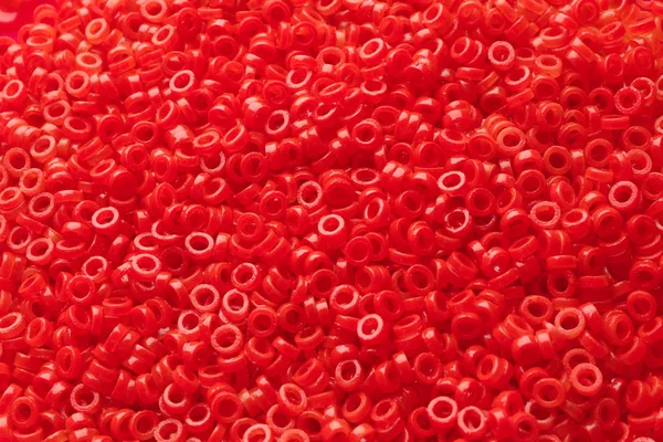 Heap Color Beads Closeup — Stock Photo, Image