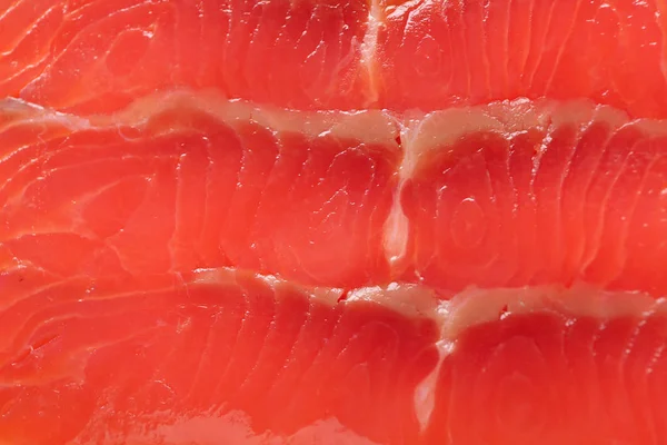 Lezzetli somon, closeup dilim