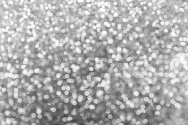 Blurred View Silver Glitters — Stock Photo, Image