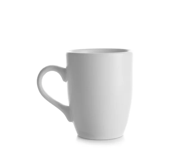 Tasse Thé Chaud Sur Fond Blanc — Photo