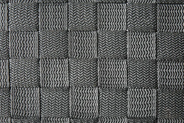 Серая Плетеная Текстура Крупный План — стоковое фото