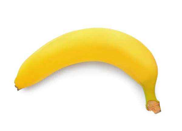 Banane Mûre Sur Fond Blanc — Photo