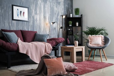 Modern konforlu oda güzel iç