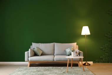 Rahat kanepeli bir oda.